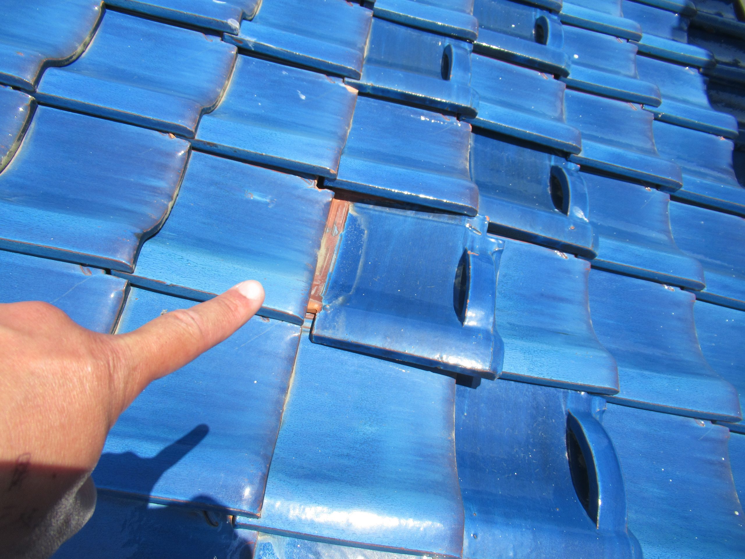 南アルプス市瓦ズレ