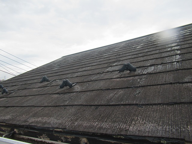 甲斐市屋根の様子