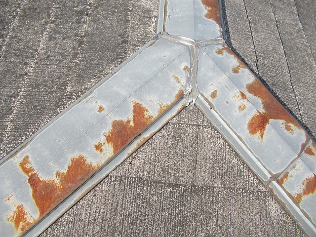 甲府市　屋根写真