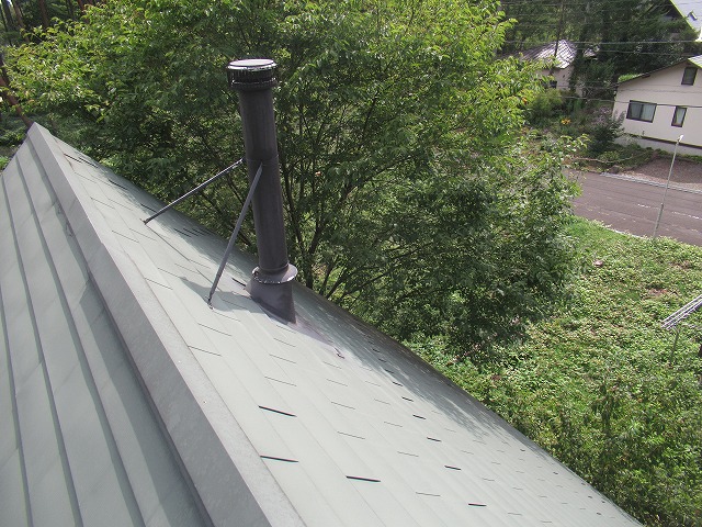 北杜市　ガルバリウム鋼板屋根