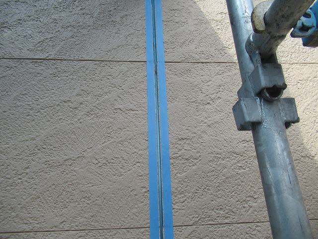 甲斐市　目地撤去・養生