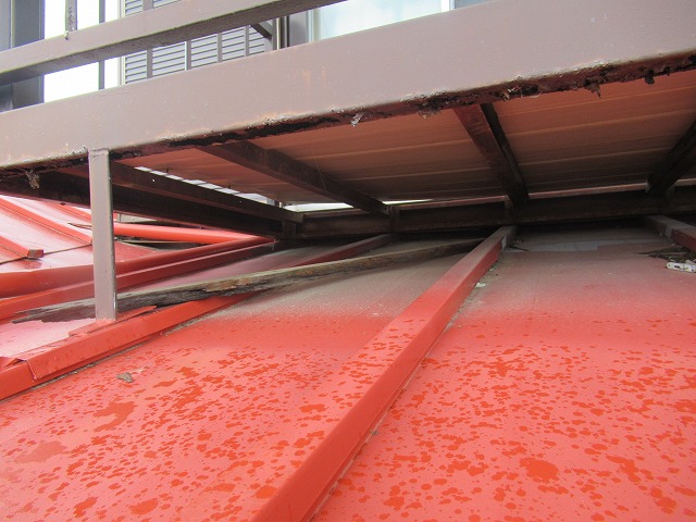 北杜市　ベランダ