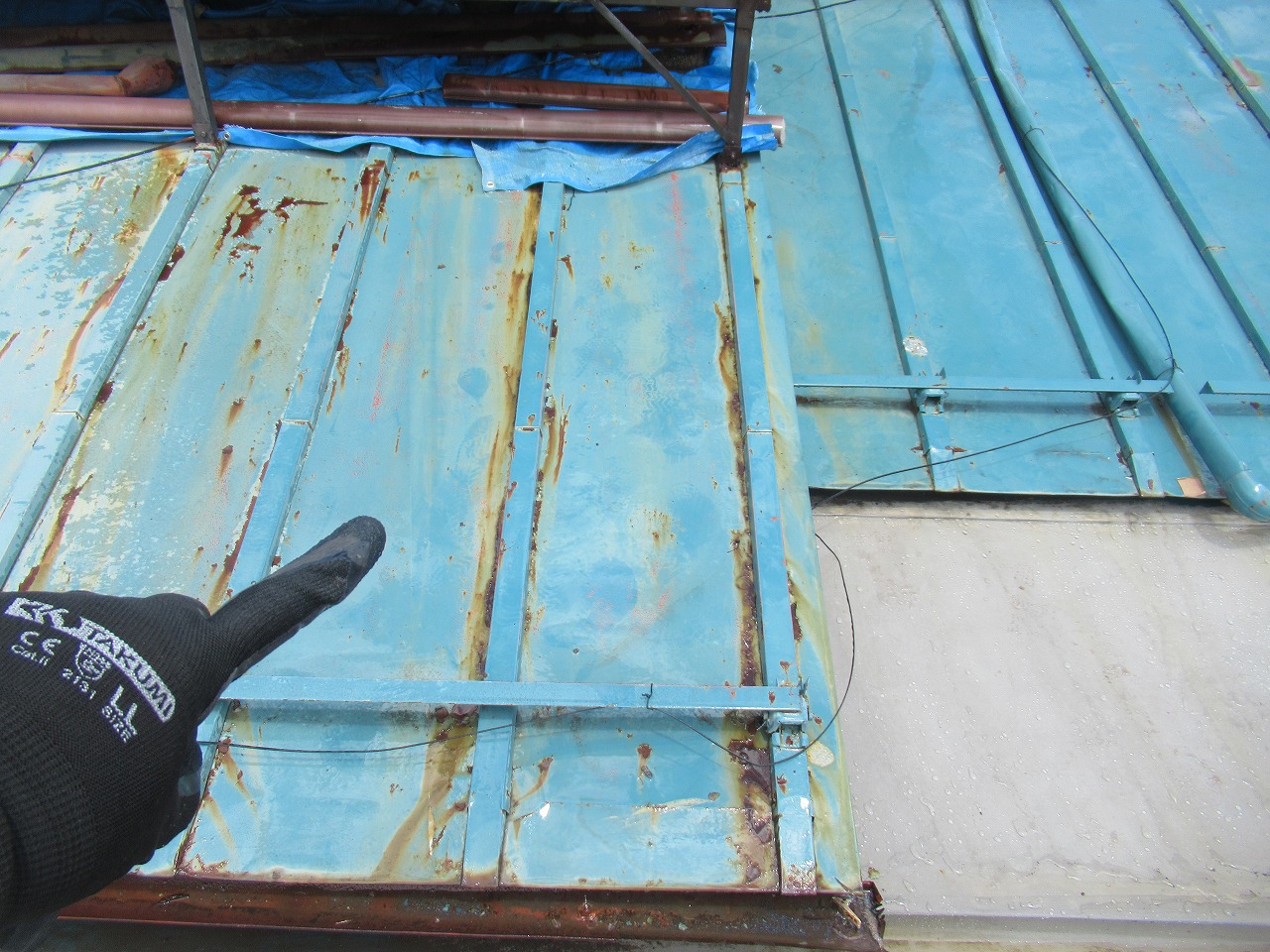 甲府市雨漏れ箇所