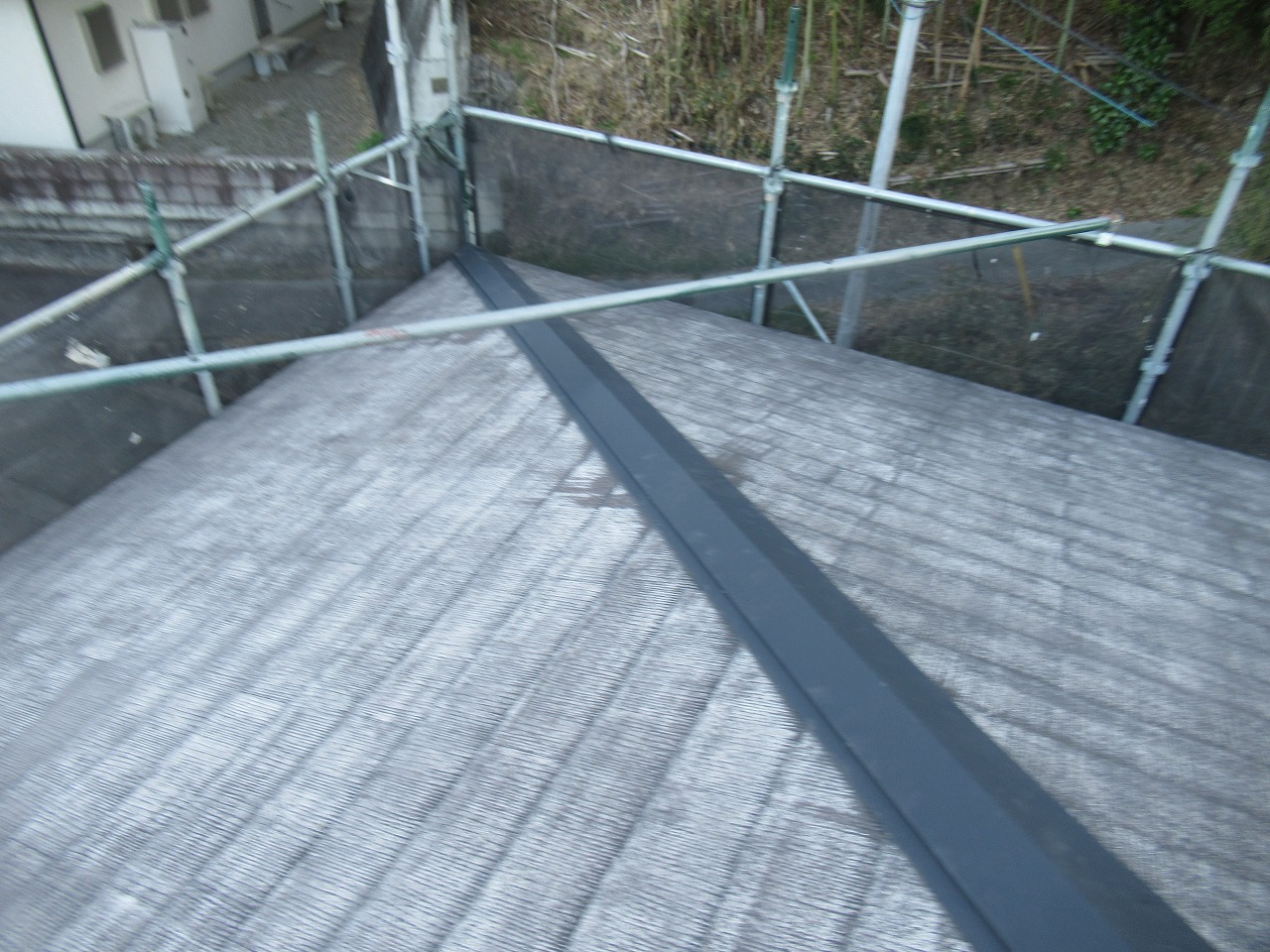 韮崎市棟板金完成