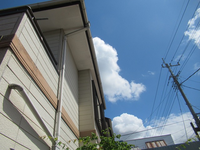 甲府市　雨樋交換