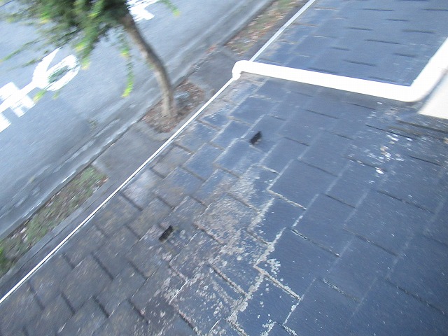 山梨市　屋根こけ