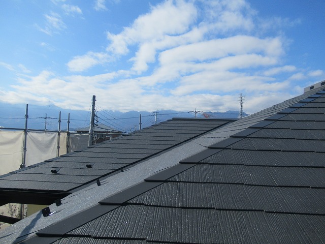 塗装後　棟板金