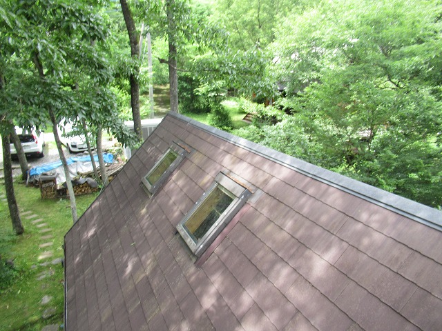 北杜市　屋根調査　天窓