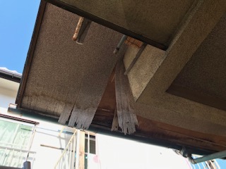 軒天　経年劣化