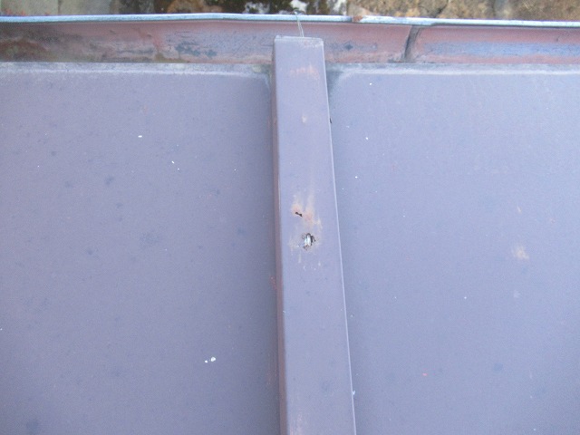 北杜市　瓦棒さび