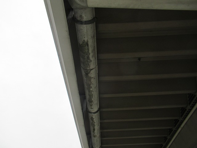 甲府市　雨樋調査写真