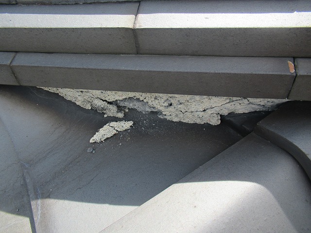 昭和町漆喰かけ