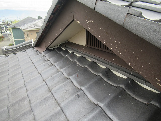 身延町　破風劣化の様子