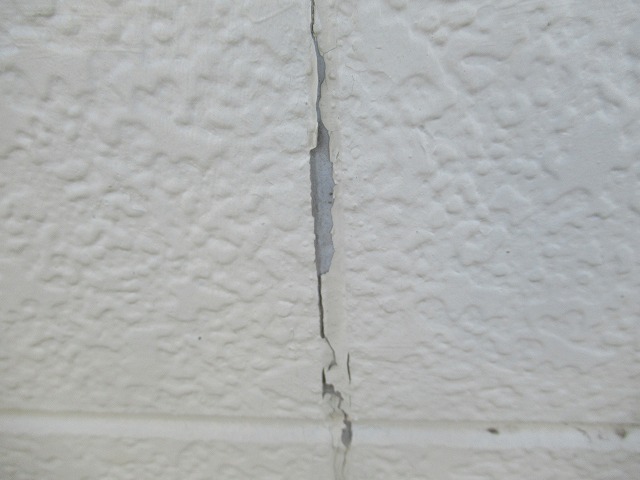 南アルプス市　目地剥がれ