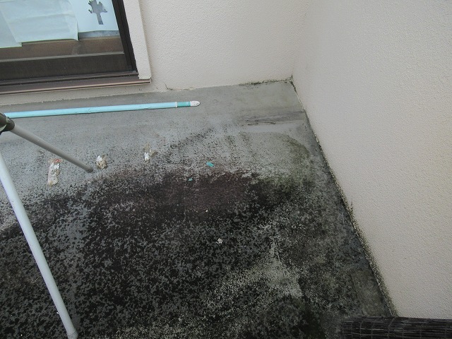 身延町　バルコニー防水