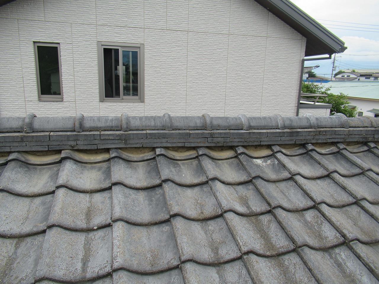 甲府市漆喰取り除き