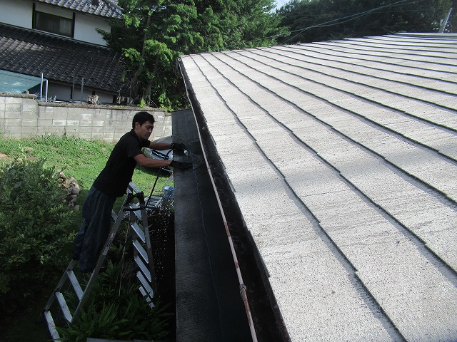 北杜市　屋根塗装