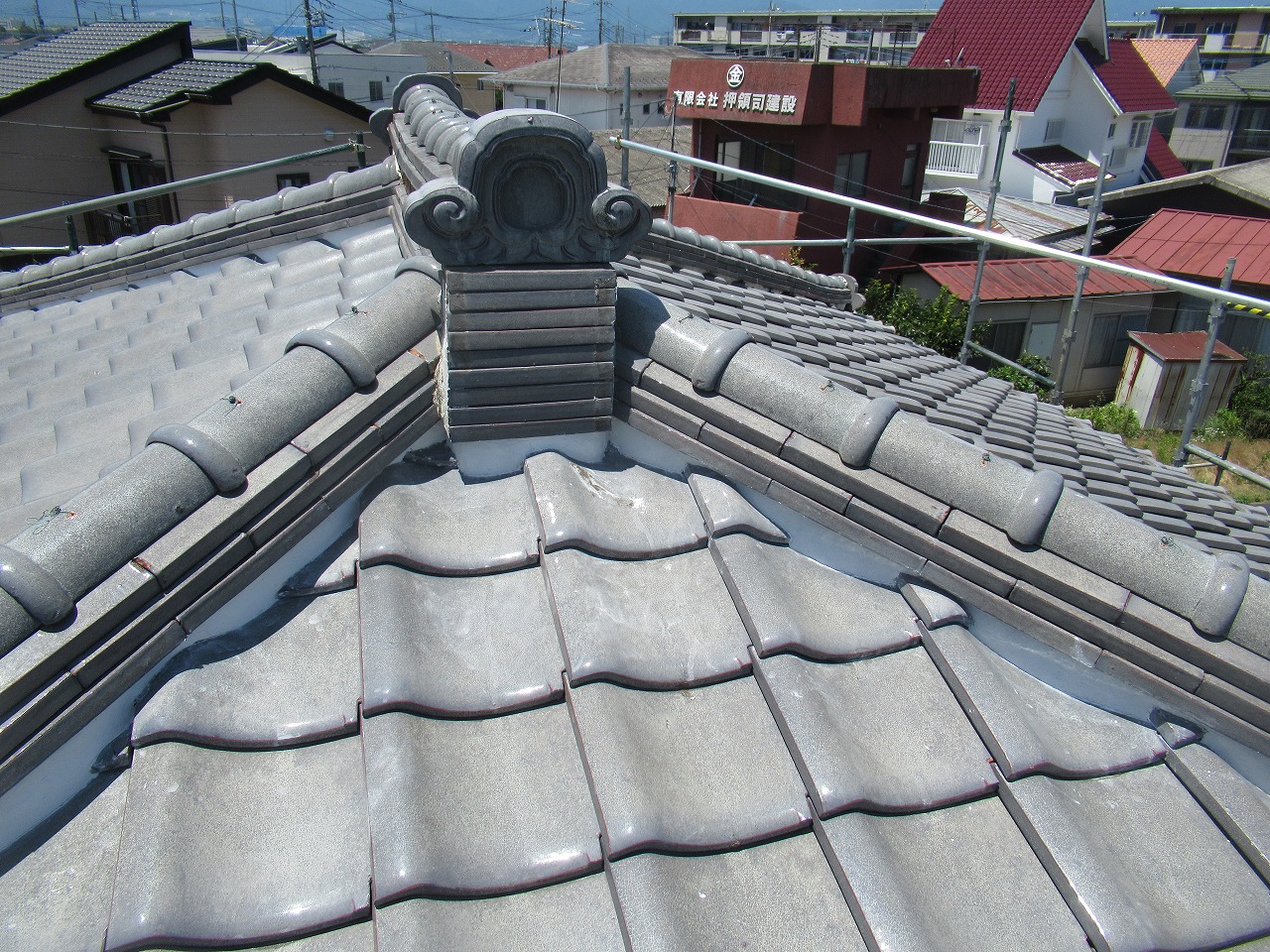 甲斐市漆喰完成写真