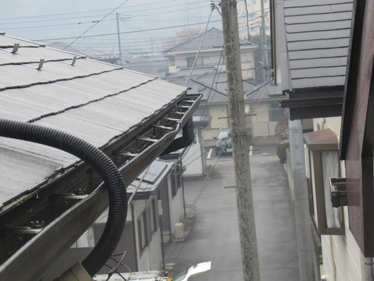 笛吹市　雨樋交換　施工前