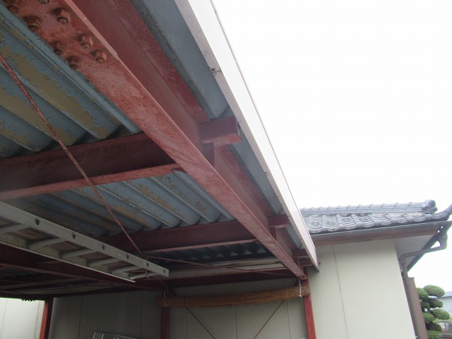 富士川町　鉄骨塗装