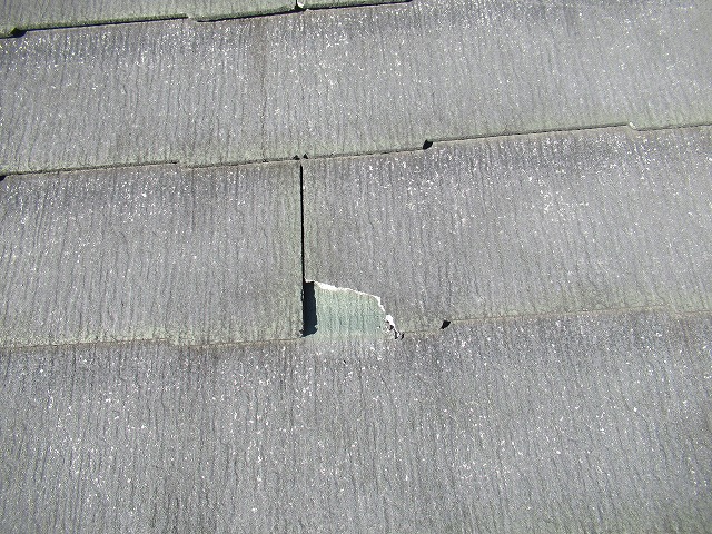 甲府市　屋根破損