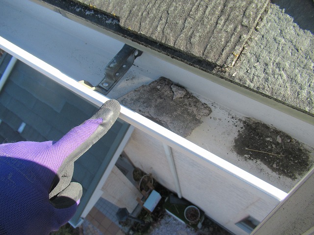 甲府市　屋根欠落