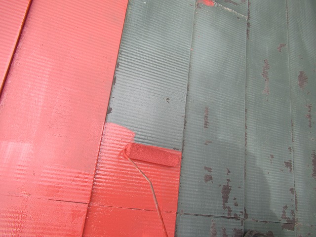 北杜市　さびどめ塗布