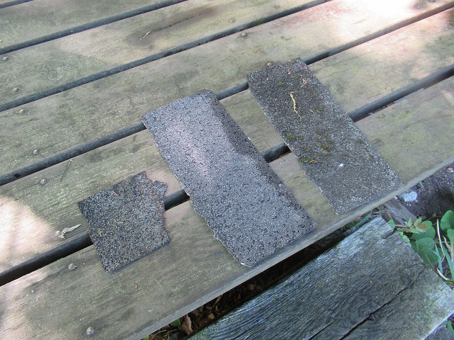 北杜市屋根材落下