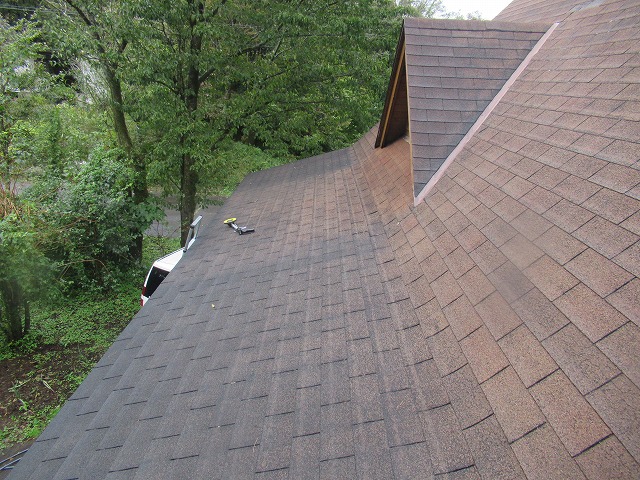 富士河口湖町　アスファルトシングル材