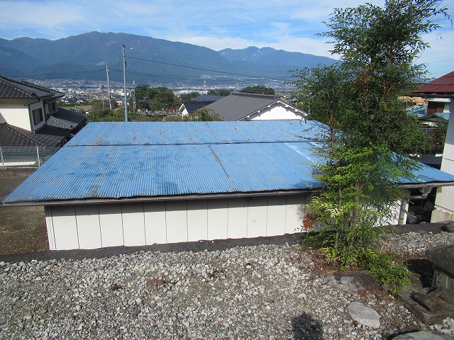 市川三郷町　トタンそり