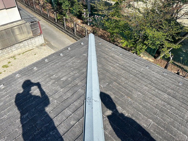 甲府市　屋根調査写真