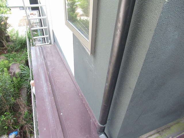甲府市瓦棒雨漏れ屋根