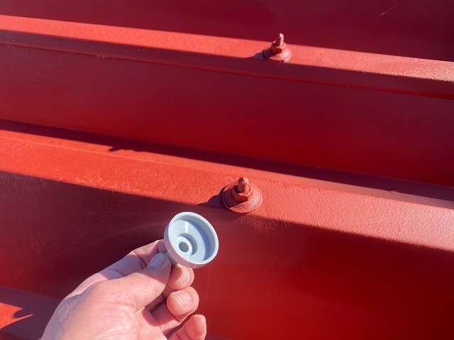 富士川町　ビスカバーを設置