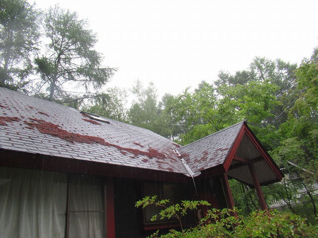 北杜市　屋根カバー工事