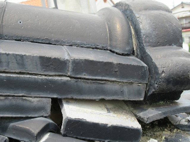 甲府市セメント破損