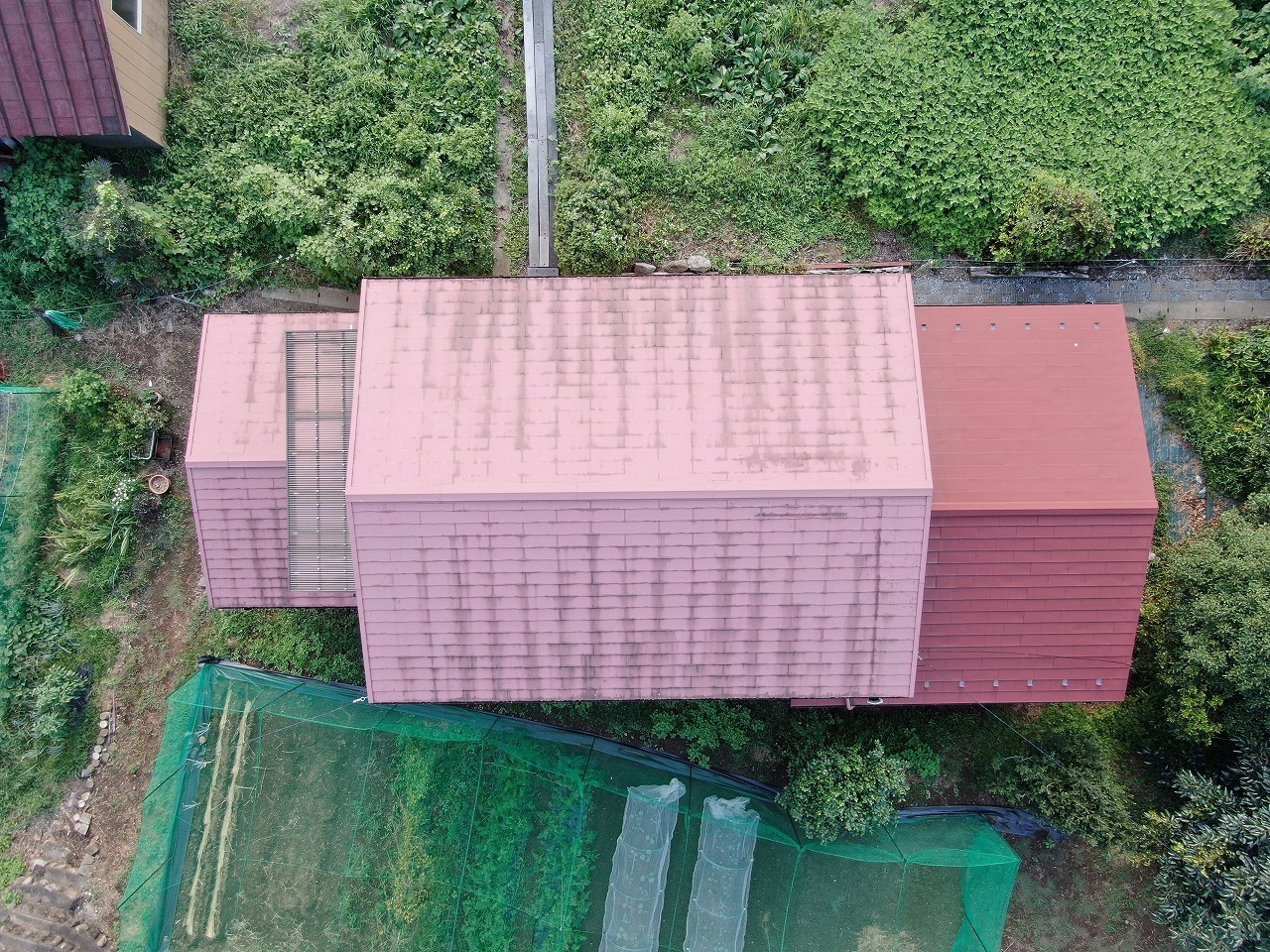 都留市　お客様の声　屋根カバー工事　施工前