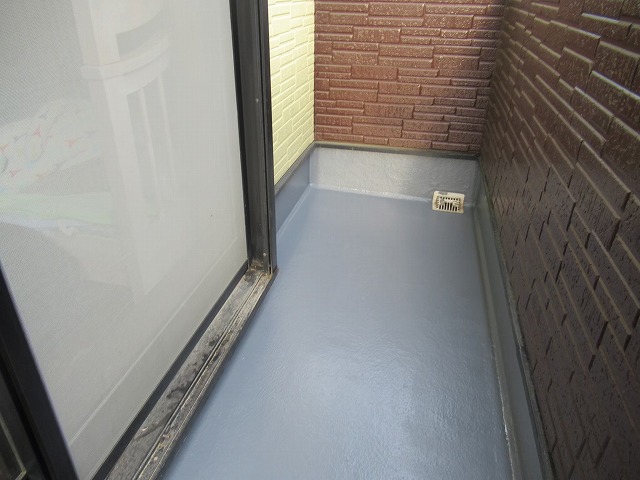 甲州市　バルコニー工事後