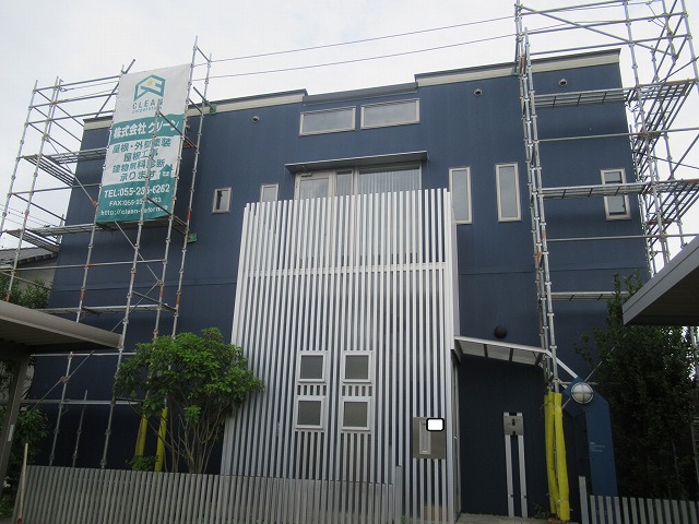 甲府市　屋根カバー工事　GMルーフ　太陽光パネル脱着