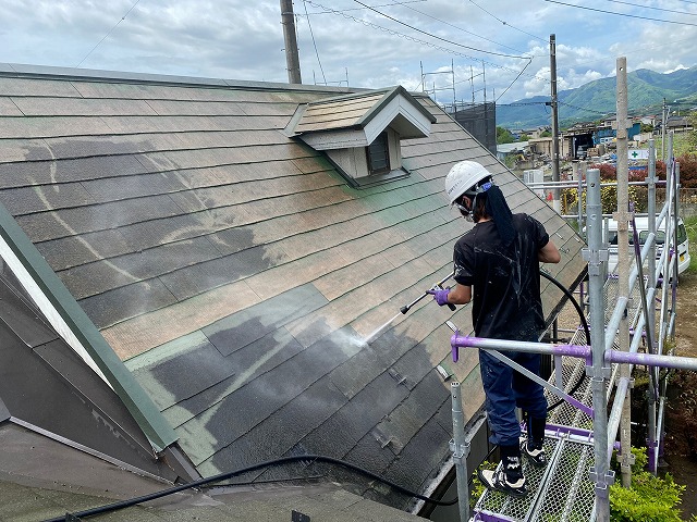 甲州市高圧洗浄中