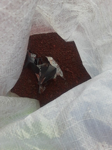 富士吉田市　ケレン作業後