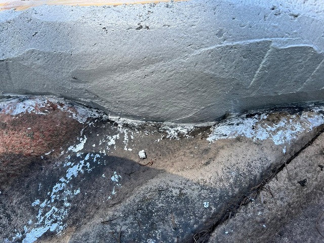 鳴沢村　棟瓦積み直し