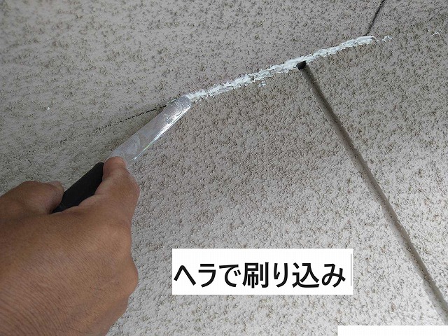 富士河口湖町　外壁塗装工事　無機塗装　外壁クラック補修　変性シリコン