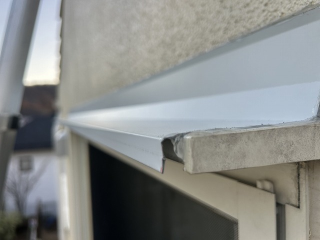 甲府市　雨漏り修理板金