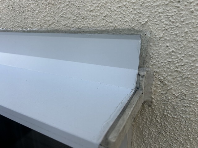 甲府市　雨漏り修理板金