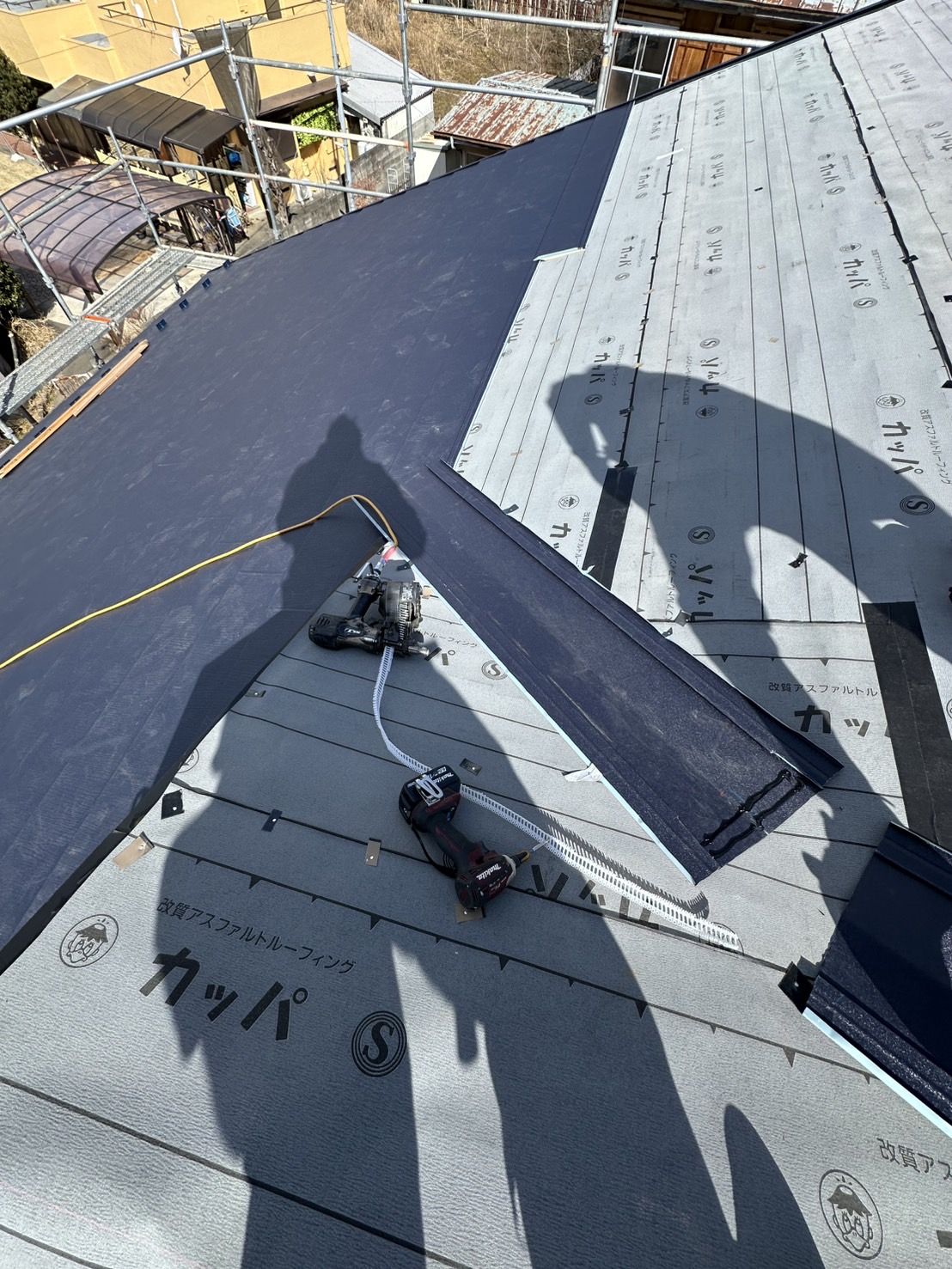 甲府市　施工事例　スーパーガルテクト