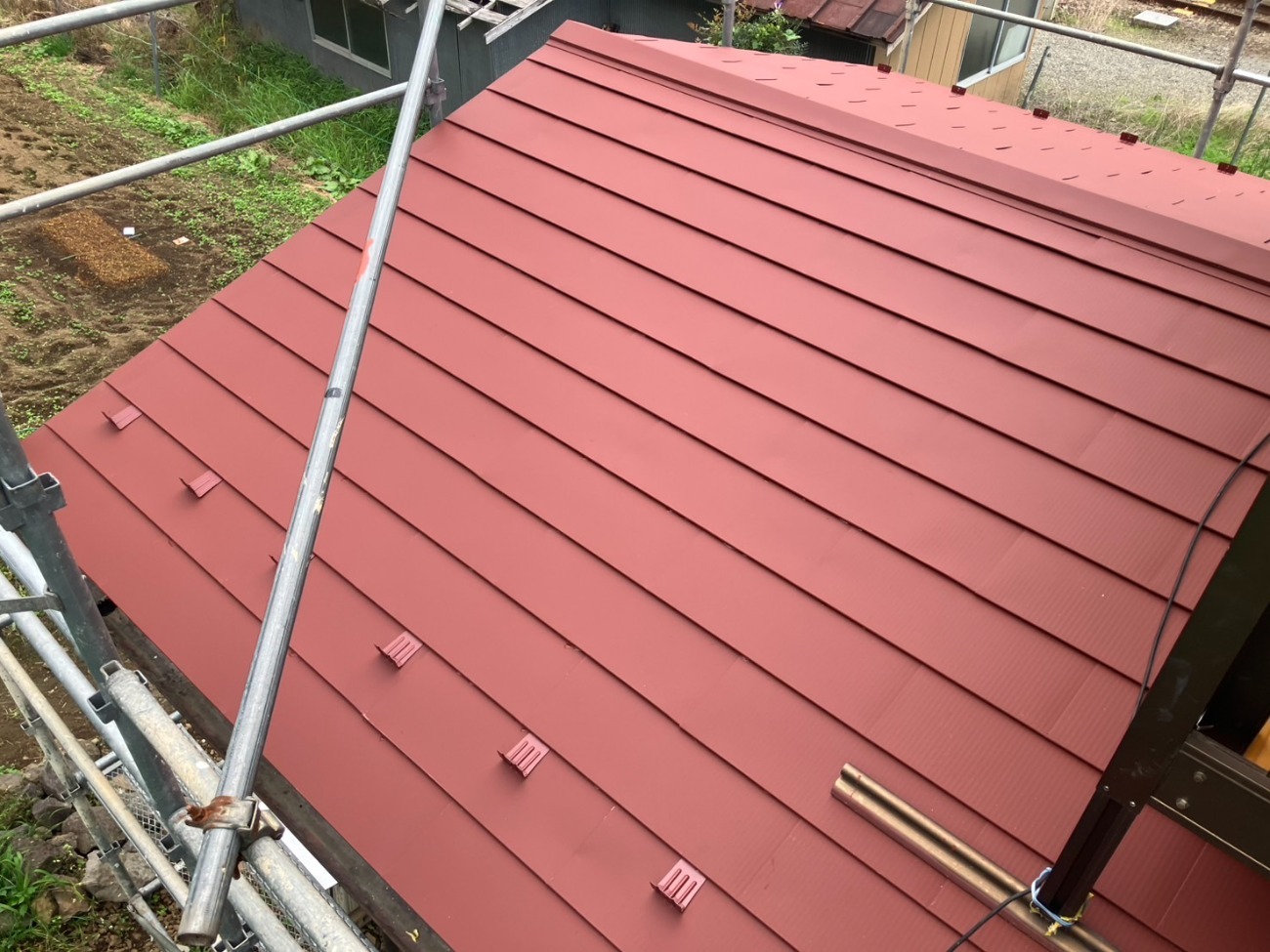 都留市　お客様の声　屋根カバー工事　施工後