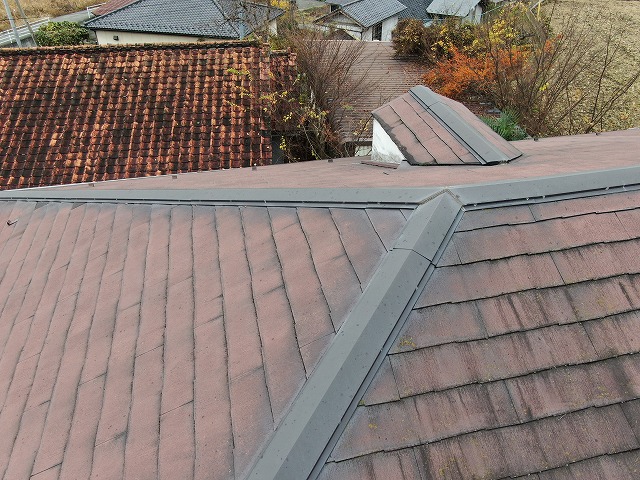 北杜市　棟板金の様子