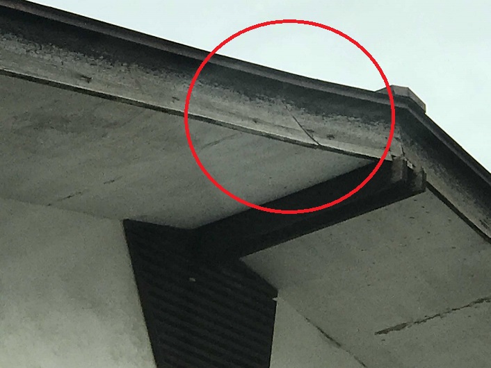 破風　割れ　リフォーム