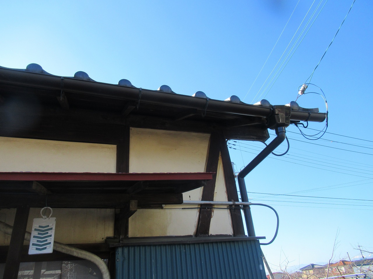 雨樋交換工事　山梨県