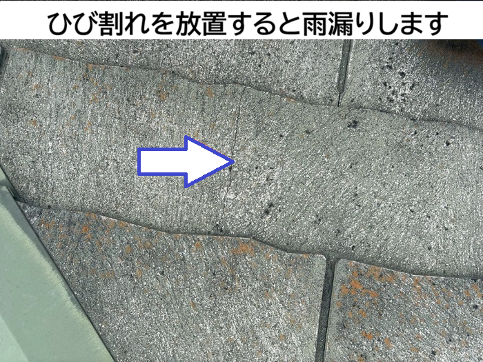 ひび割れたカラーベスト